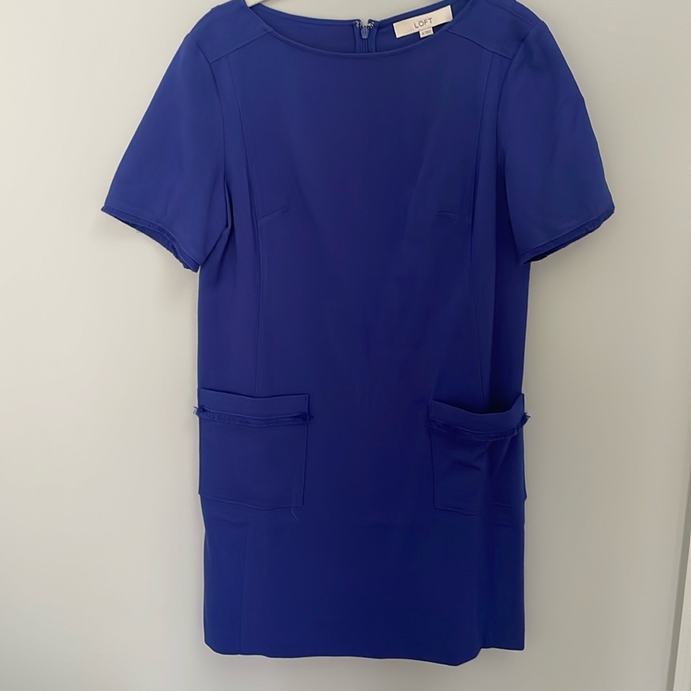 NWT LOFT Blue Dress Size 6